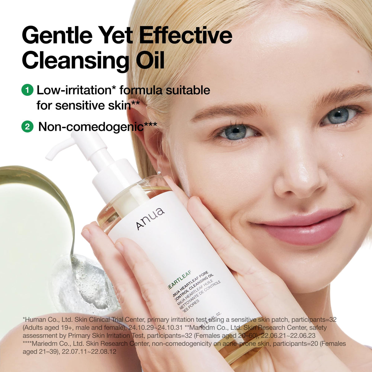 Anua Heartleaf Pore Control Cleansing Oil, Oil Cleanser for Face, Makeup Blackhead Remover, Korean Skin Care 6.76 fl oz(200ml)