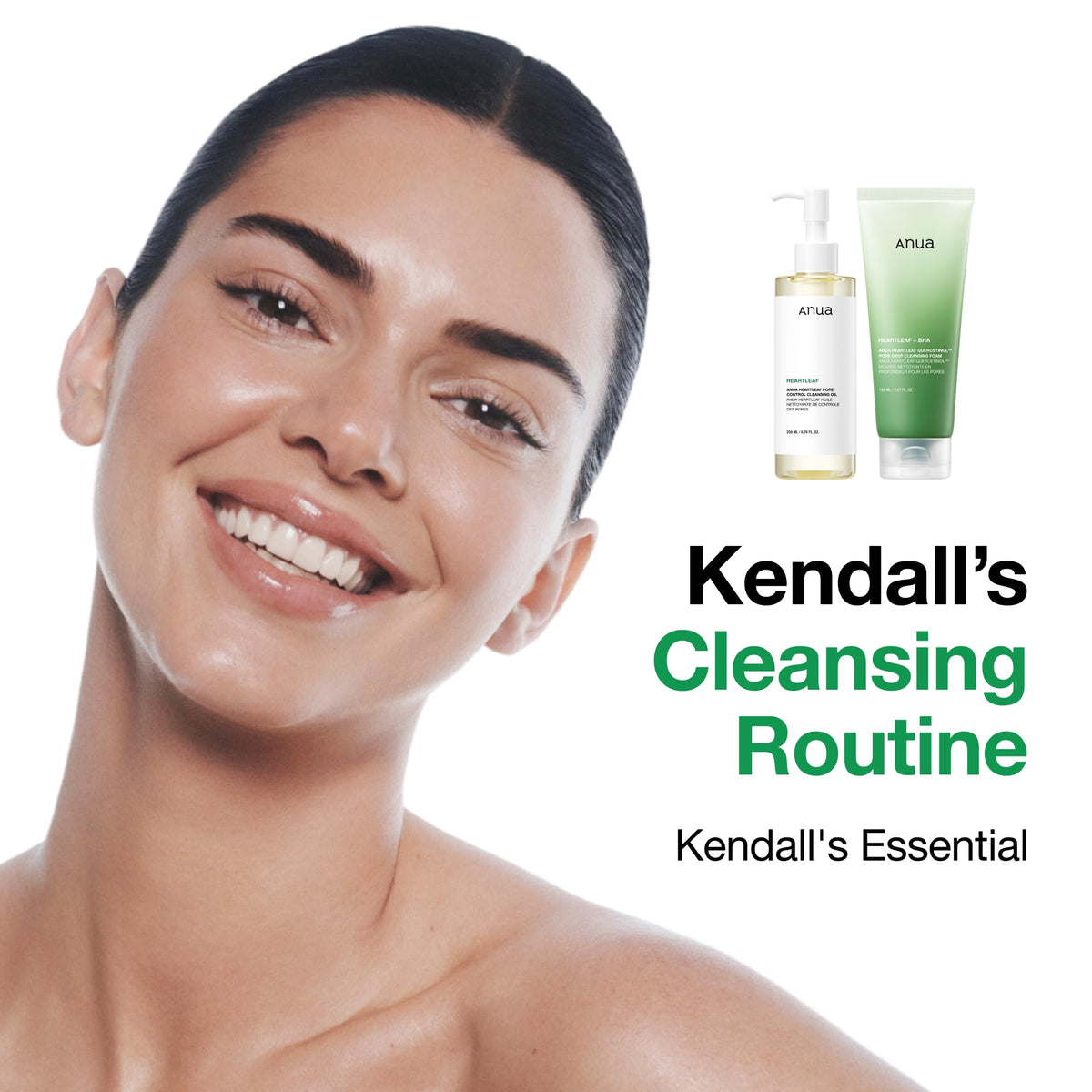 ANUA Heartleaf Quercetinol Pore Deep Cleansing Foam, Facial Cleanser, for Double Cleansing, BHA, Hyaluronic Acid, Glycerin, Face Wash, Blackhead Remover, (150ml/5.07 fl.oz.)